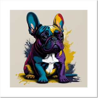 Frenchie Portrait Posters and Art